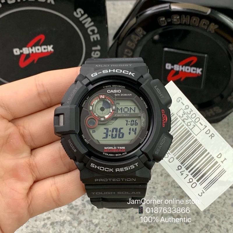 100 ORIGINAL CASIO G SHOCK G 9300 1 MUDMAN COMPASS