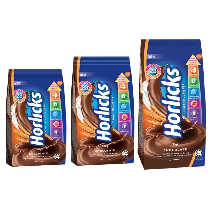 Horlicks Chocolate Malt Drink Powder 350g / 500g | Shopee Malaysia