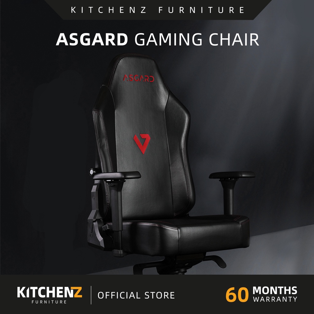 GTGAMEZ ASGARD Gaming Chair Ergonomic Chair Office Chair Executive Chair Recliner Chair Kerusi Gaming PU Leather 0064 Shopee Malaysia