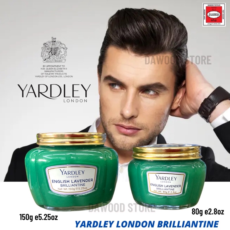Yardley London Hair Cream English Lavender Brilliantine 80g & 150g