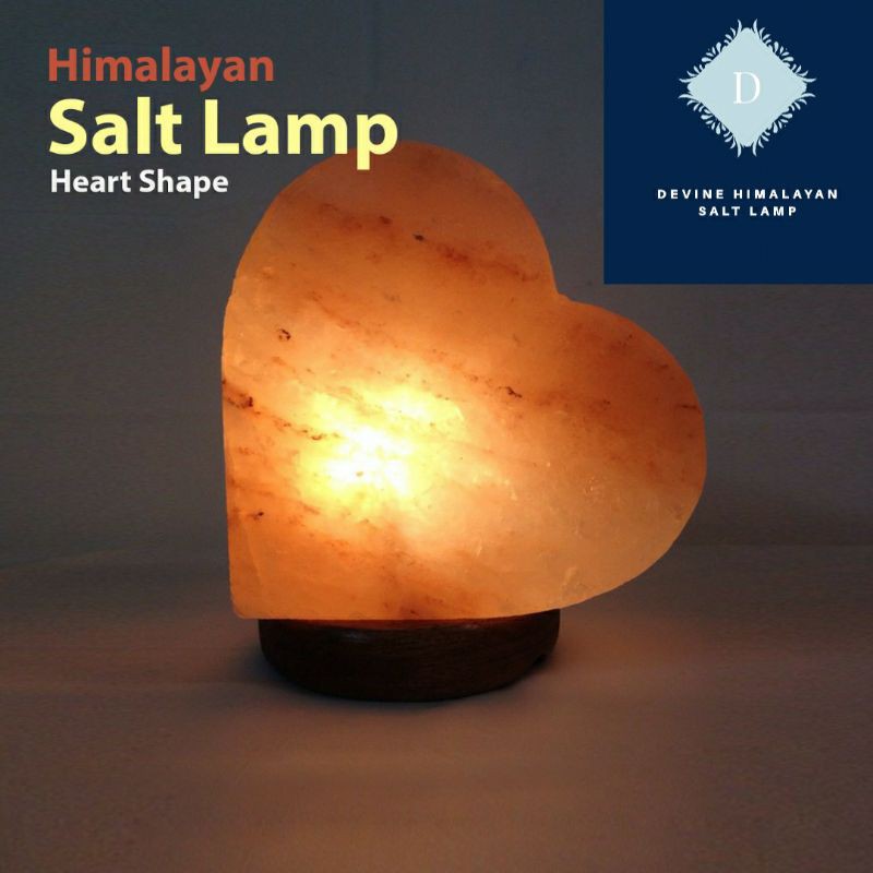 Heart shaped deals himalayan salt lamp