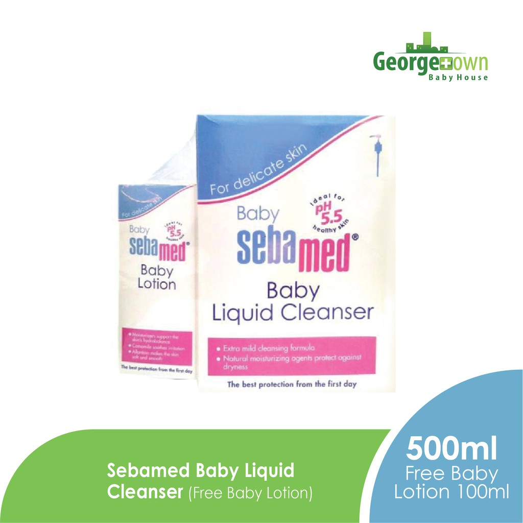 Sebamed Baby Liquid Cleanser 500ml (FREE Baby Lotion 100ml) (GTG ...