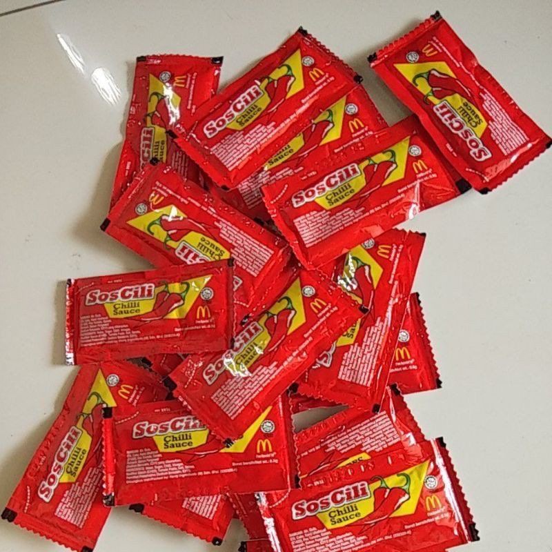 🇲🇾 🏆Hot Selling🔥 1 Pack Mcdonalds Mcd Mekdi Mcdonald's Sachet Chili