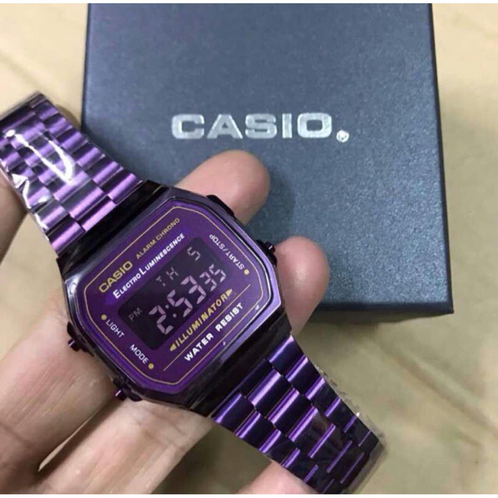 Casio store violet vintage