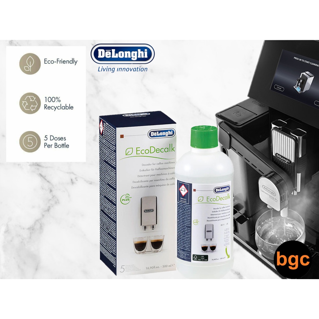 DeLonghi EcoDecalk Mini DLSC500 Descaler 500ml Easy Cleaning Set