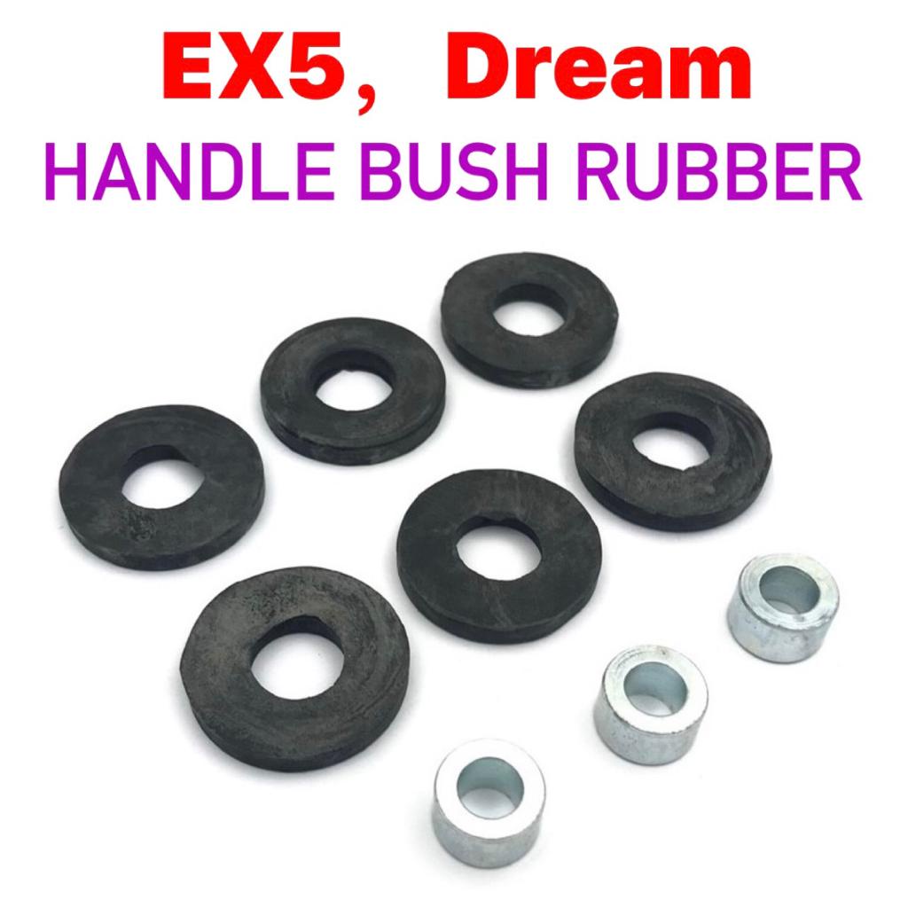 HONDA EX5 HANDLE RUBBER (SET) // EX5 HP EX5 DREAM HANDLE LOWER RUBBER HANDLE SETTING DAMPER WITH