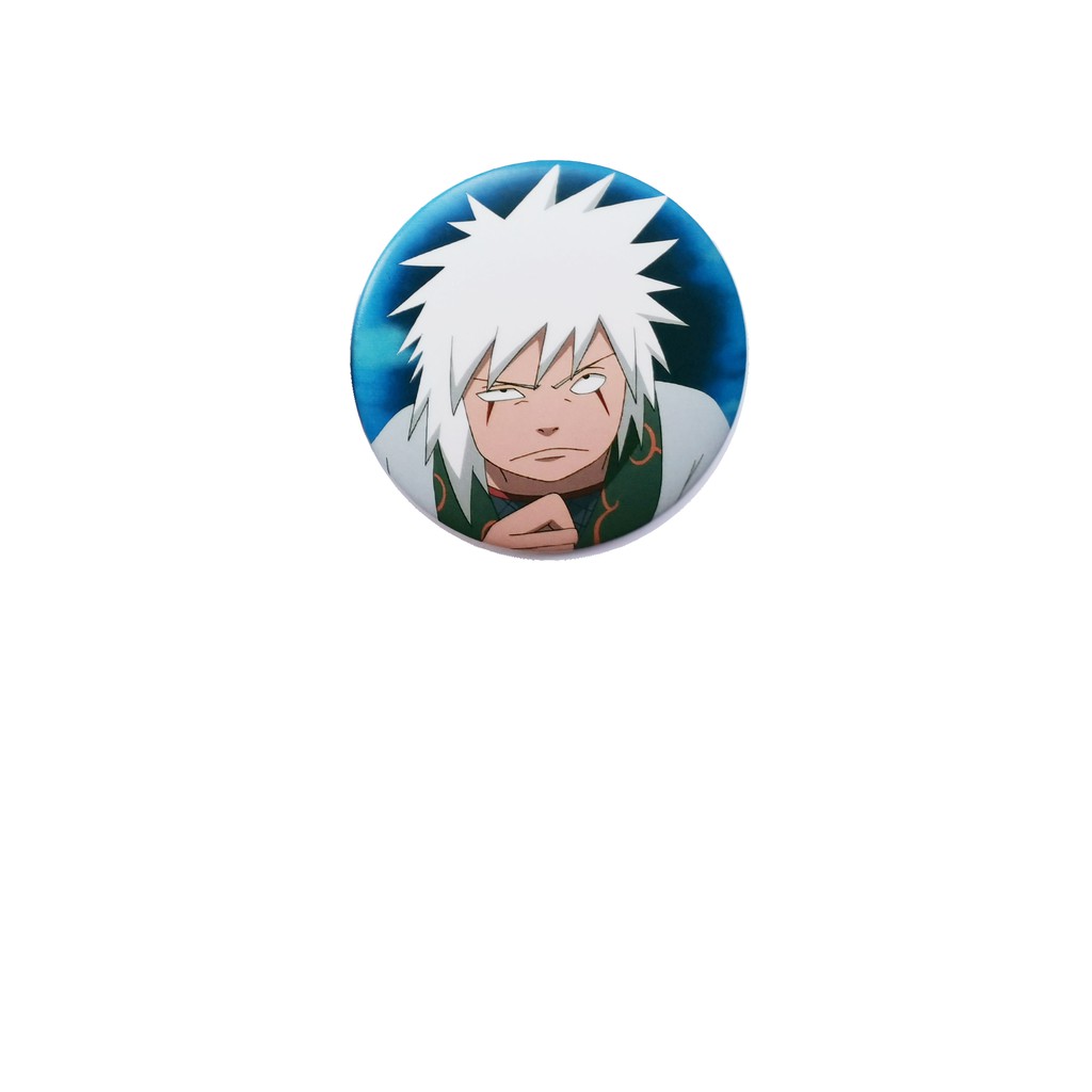 [Ready Stock] Mix Famous Trendy Iconic Naruto/Shippuden Anime Characters  Logo Image (Super Matte) 58 mm Pin Button Badge