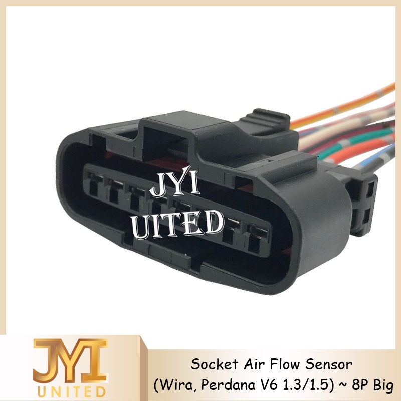 Proton Wira / Perdana V6 1.3/1.5 Socket Air Flow Sensor 8 PIN BIG