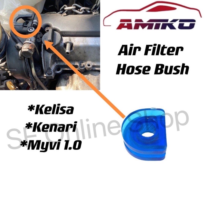AMIKO Air Housing Bush Kelisa Kenari Myvi 1.0 Air Filter Hose Bush,Air