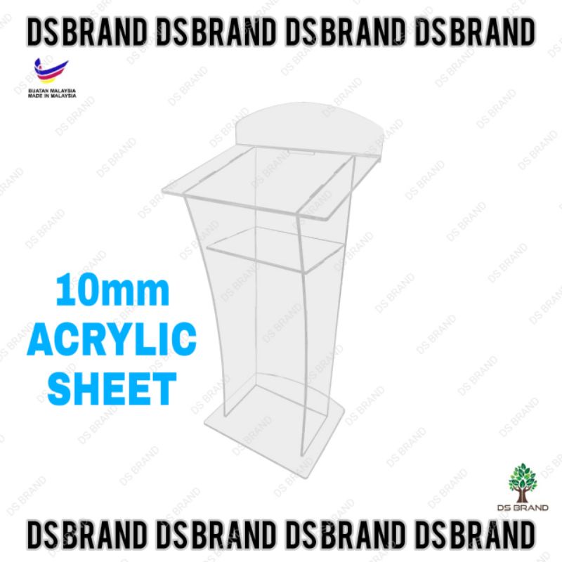 Acrylic Rostrum / Podium Stand / Church Podium | Shopee Malaysia