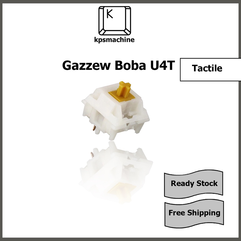 Gazzew Boba U4T Tactile Switch For Mechanical Keyboard Shopee Malaysia