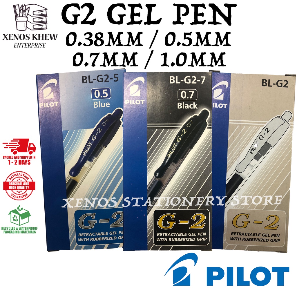 [SAVE SHIPPING FEE] PILOT G2 PEN PILOT G2 GEL PEN 0.38MM / 0.5MM / 0