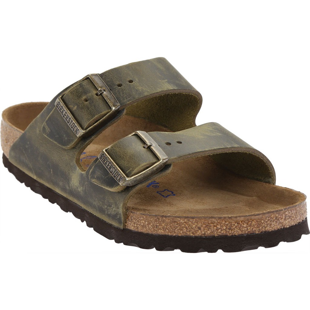 Birkenstock jade oiled online leather