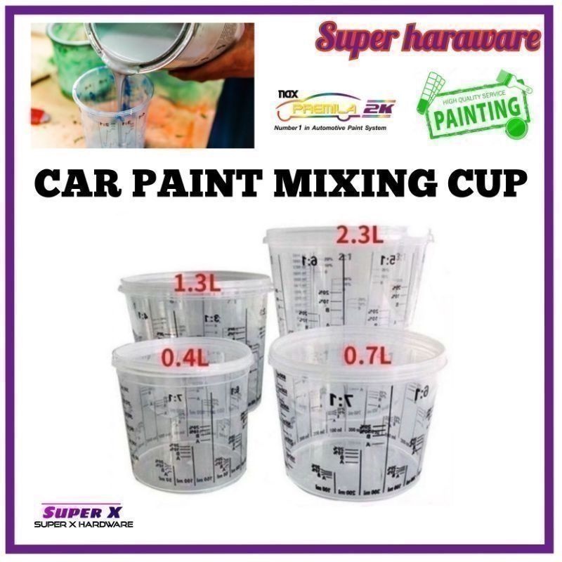 Car Mixing Cup Paint /Automotive Paint Measuring/ Mixing Cup Paint