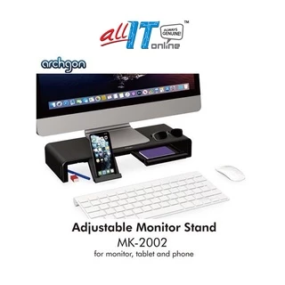Archgon Adjustable Multipurpose Monitor Stand for Monitor, Tablet and Phone (MK-2002)