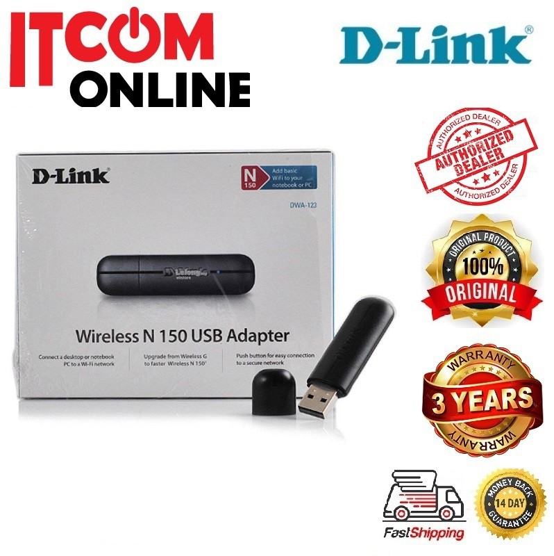 DLINK WIRELESS N150 USB ADAPTER (DWA123) Shopee Malaysia