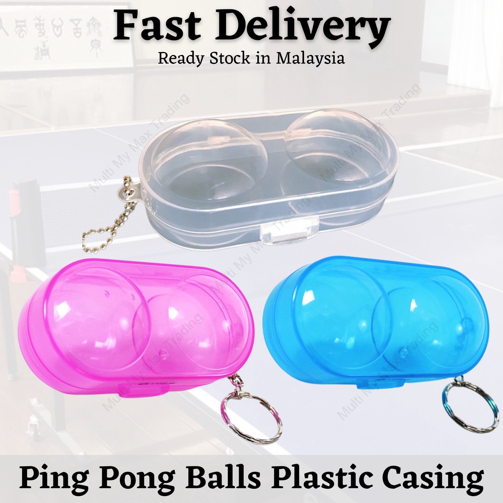 Hard Plastic Professional Table Tennis Protective Ball Case Ping Pong ...