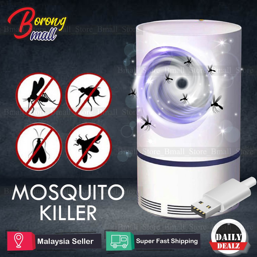 USB LED Light Electric Insect Killer Fly Bug Mosquito Trap Lamp Pest ...
