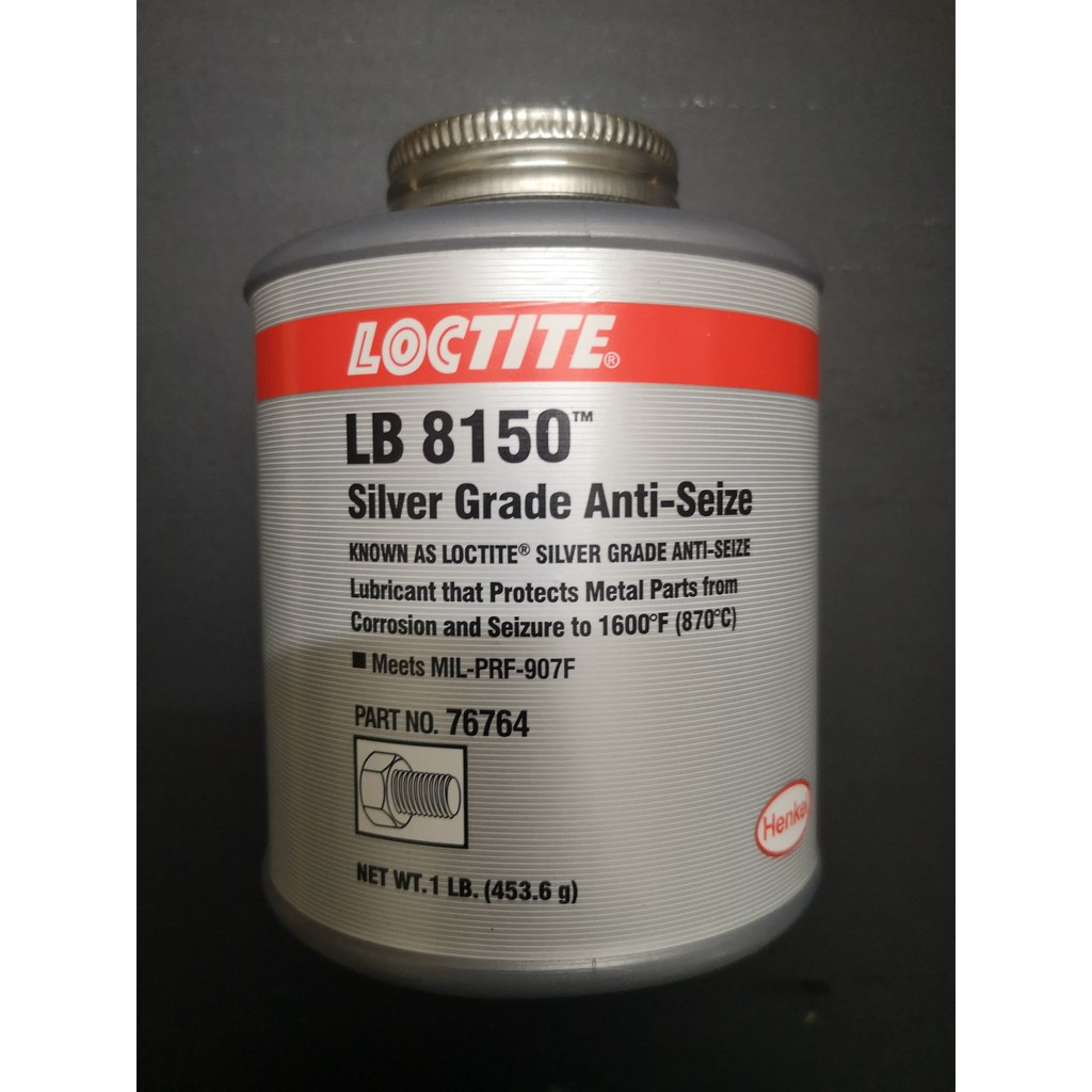 Loctite LB 8150 NO. 76764 Silver Grade AntiSeize Lubricant Brush Top