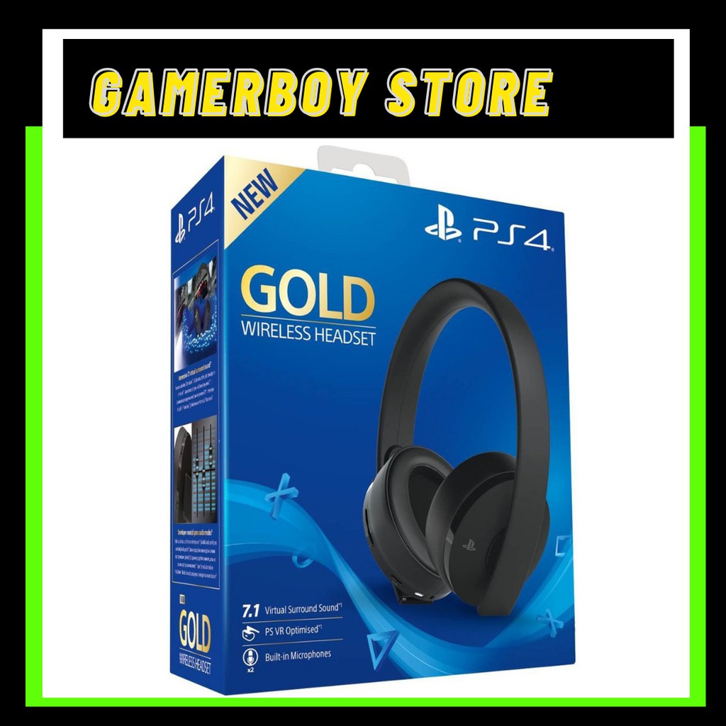 Sony Playstation Gold Wireless Stereo Headset Shopee Malaysia