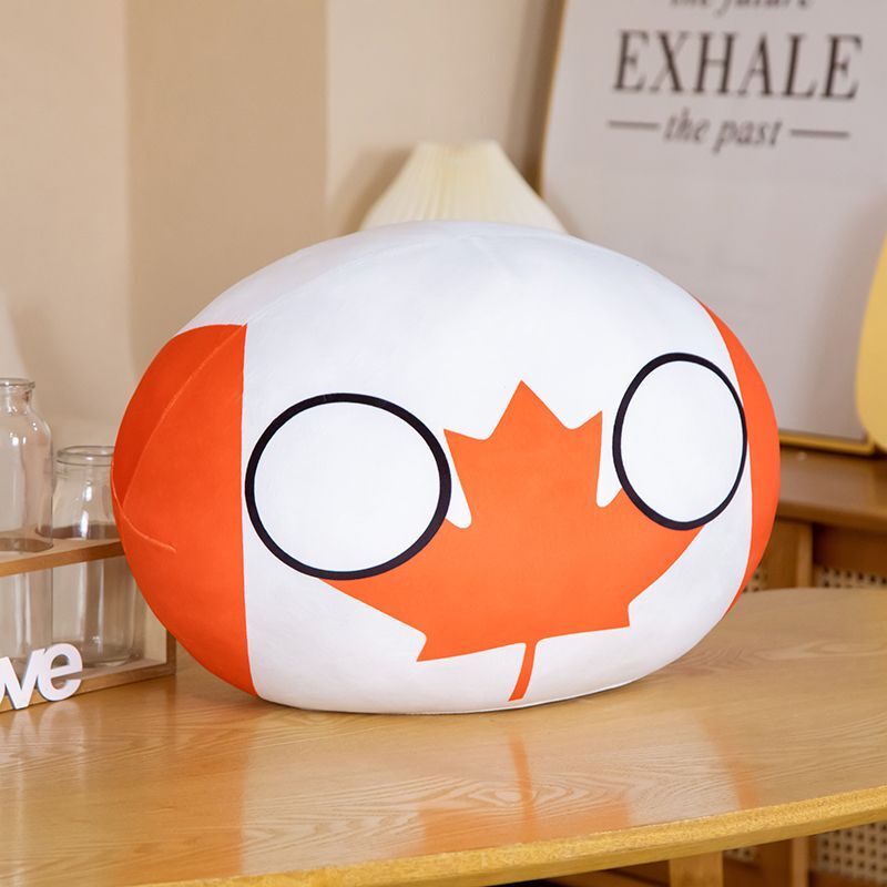 Cute Polandball plush toy kawaii anime cos country ball sleeping ...