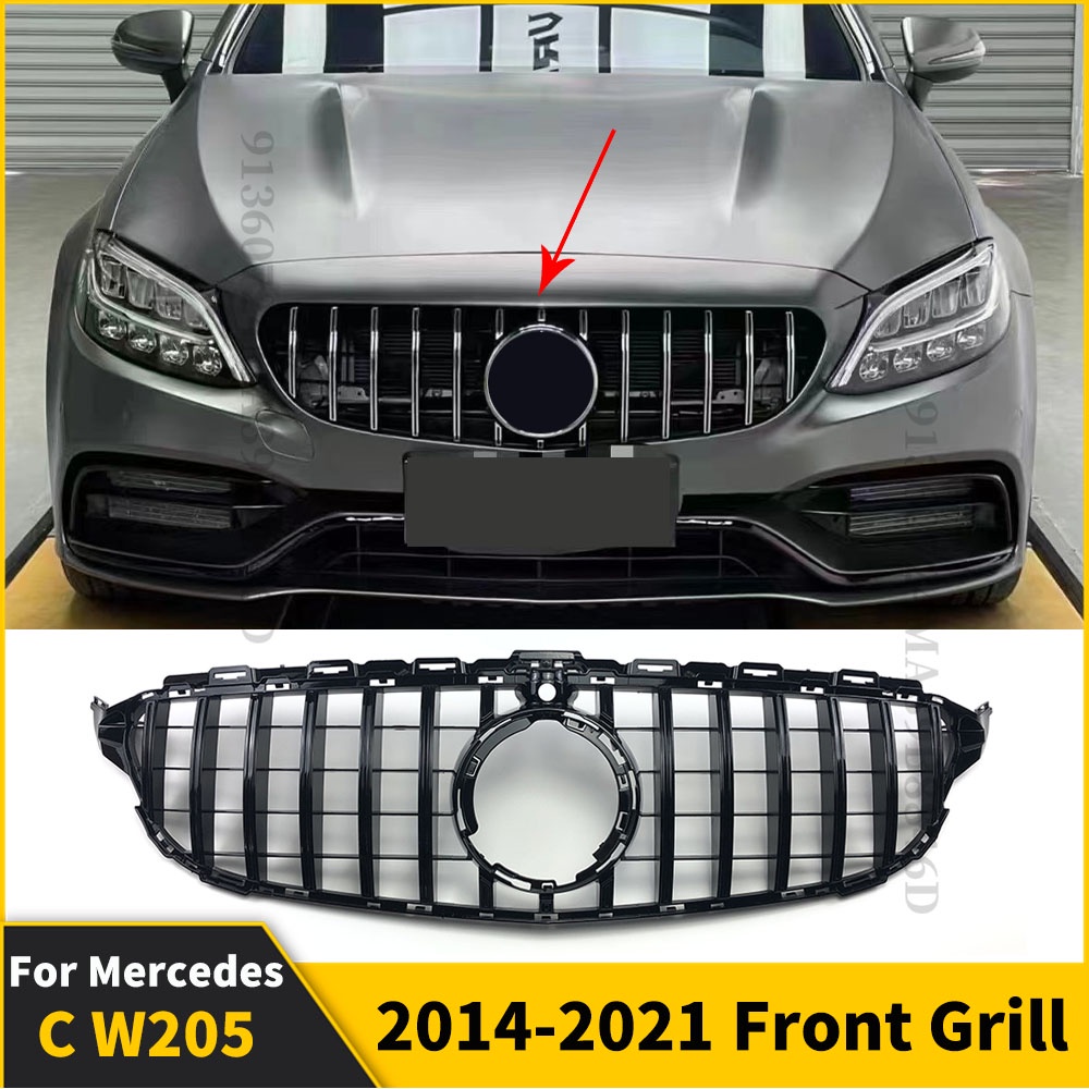 Front Inlet Bumper Grille Hood Grill Mesh Gt Style Facelift For 