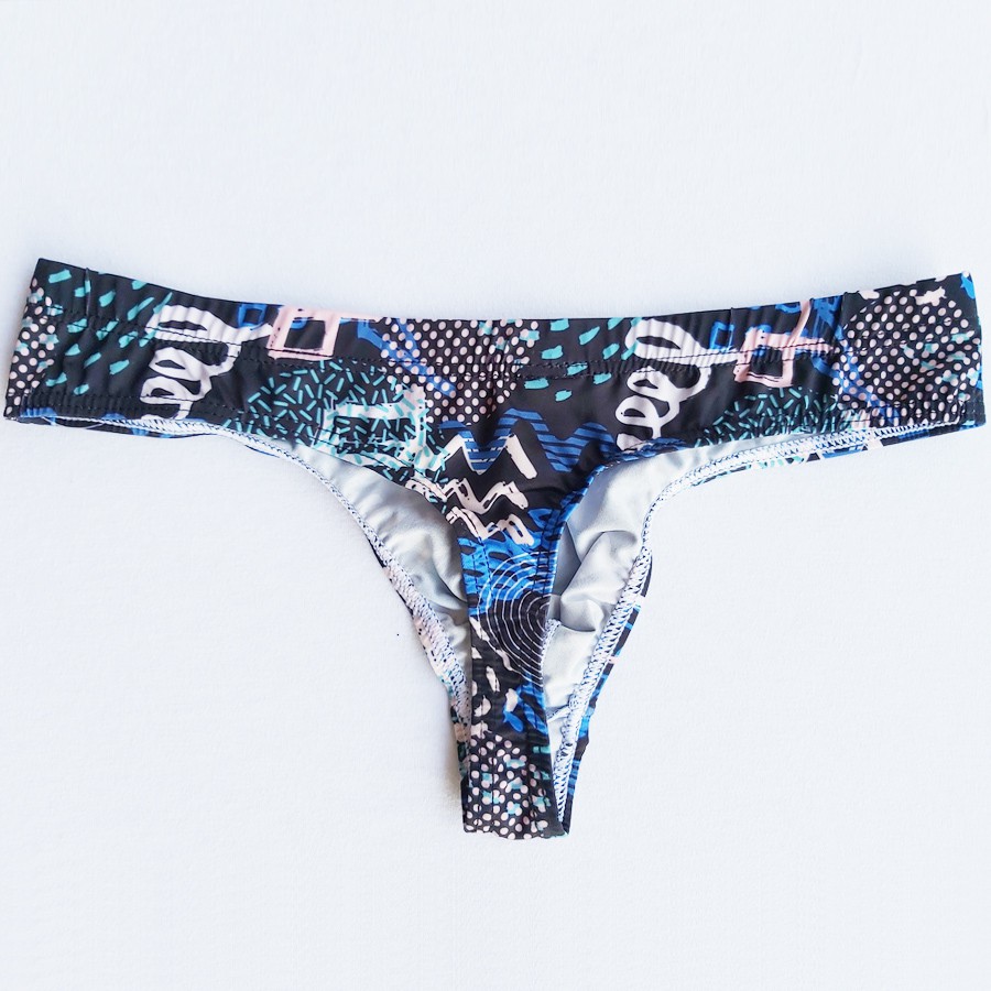 Sexy Briefs Men Underwear U Convex Printed Low Rise Underpants Seluar ...