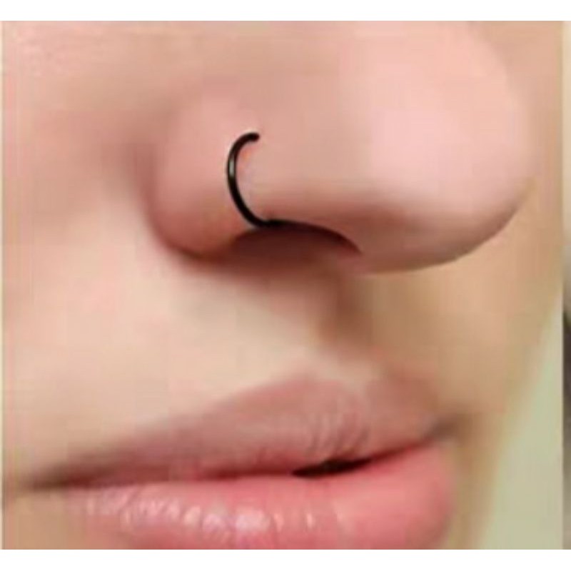 Matte black clearance nose ring