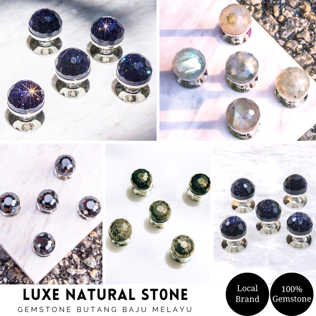 BUTANG BAJU MELAYU GEMSTONE - 100% Authentic Semi-Precious Gemstone ...