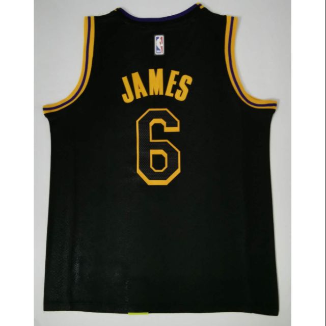 New NBA LA Lakers LeBron James 6 Black Jersey 19 20 ready stock ship tomorrow Shopee Malaysia