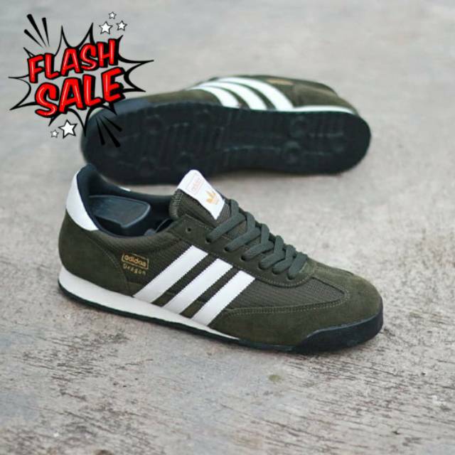 Adidas dragon groen on sale