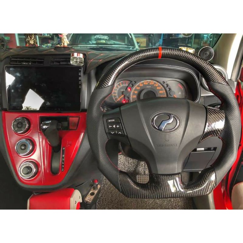 Myvi steering outlet carbon