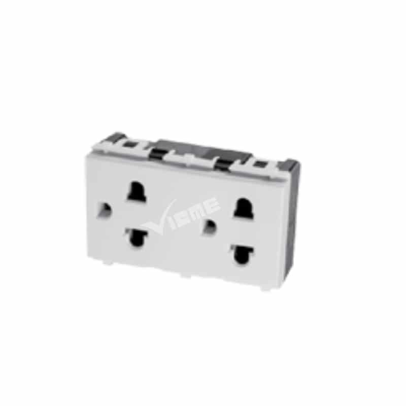 Single 2-Pin, Single 3-Pin, Double 3-Pin Socket Of AC-RIVAL Brand ...