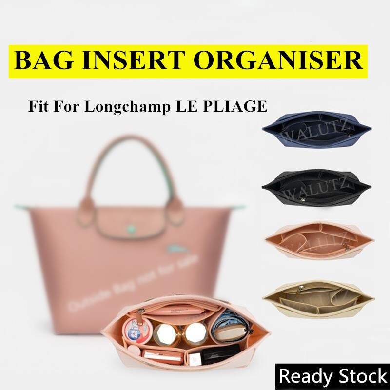Bag organizer insert fit for longchamp le pliage original S M L handbag tote bag Shopee Malaysia