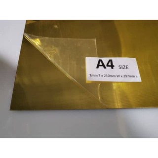 2mm Thickness Acrylic Gold Mirror Square Sheet Plastic Pier Glass