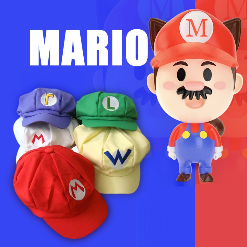 Fashion Adult Size Hat Cap Luigi Super Mario Bros Cosplay Baseball