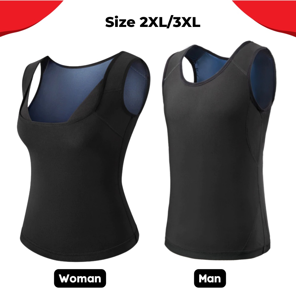 SUPERSAVE Women Men Sauna Corset Shaper Vest Trainer Belt Polymer Sweat ...