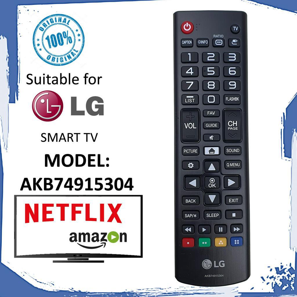 ORIGINAL LG TV Remote Control MODEL: AKB74915304 | Shopee Malaysia