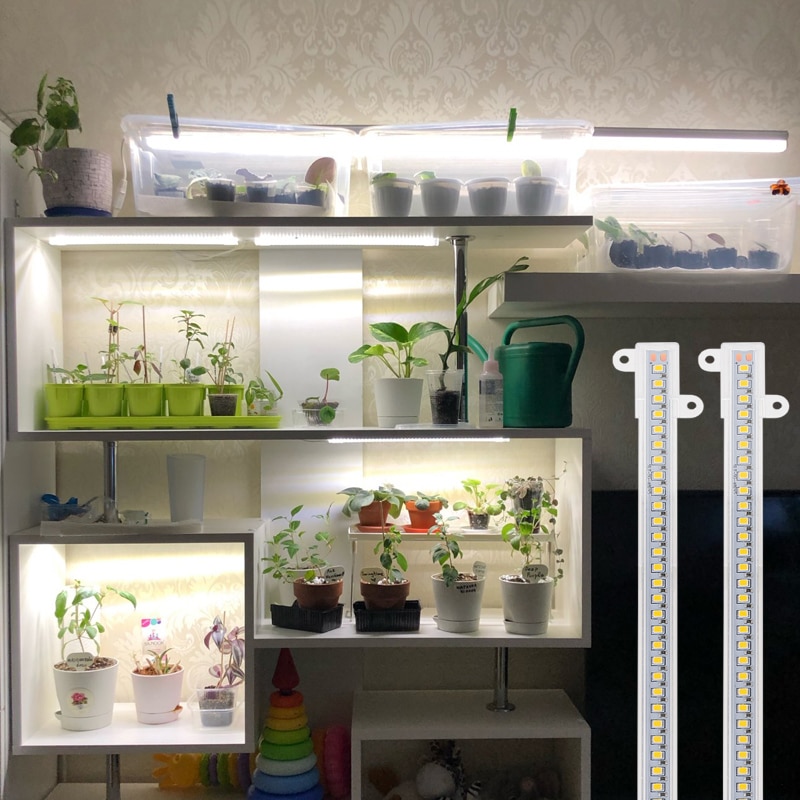 Phytolamp For Plants Timer 3200K Grow Light Strips Phyto Lamp LED Bars ...