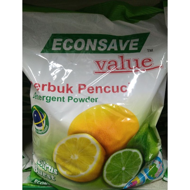 Econsave Value Detergent Powder 2.5kg Shopee Malaysia
