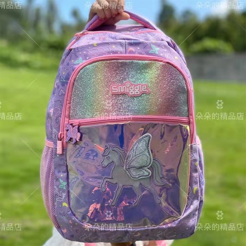 Smiggle - Our best selling Sky backpack features glitter panels and 3D  unicorn wings 🦄 perfect for school or sleepovers!