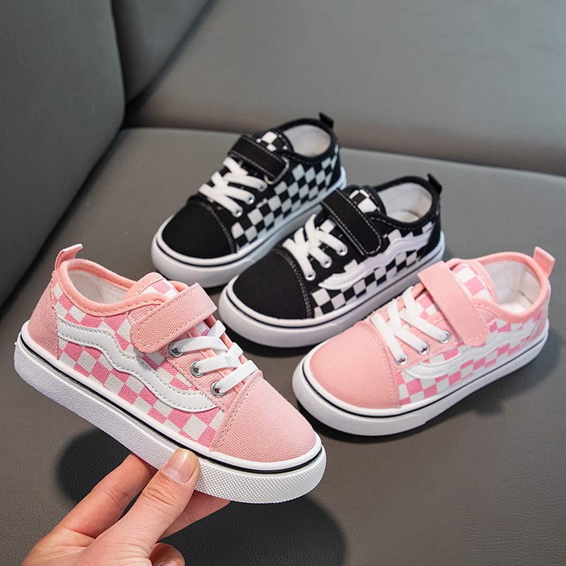 Checker Fashion Kids Teenager Boy Girl Vans Cover Shoe Sport