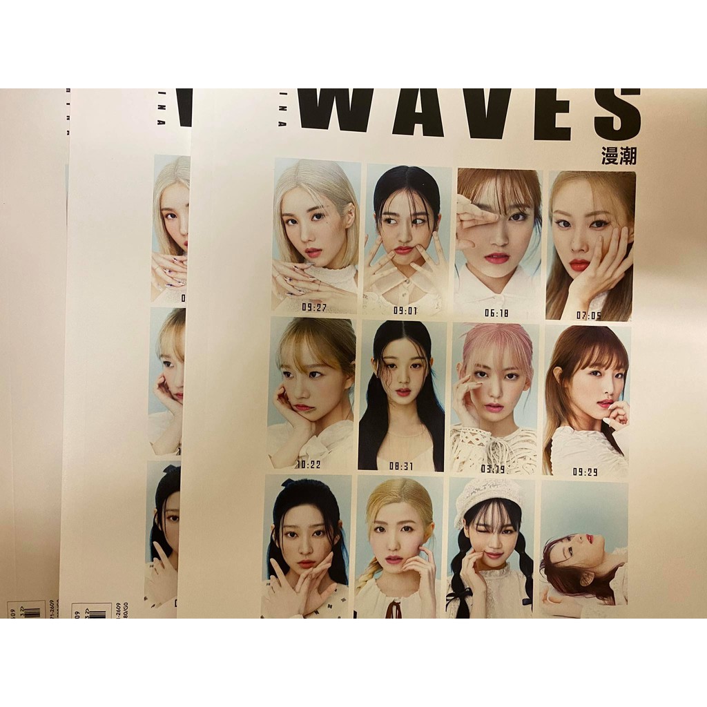 IZ*ONE IZONE WAVES MAGAZINE (WITHOUT POLAROID POSTER) | Shopee Malaysia