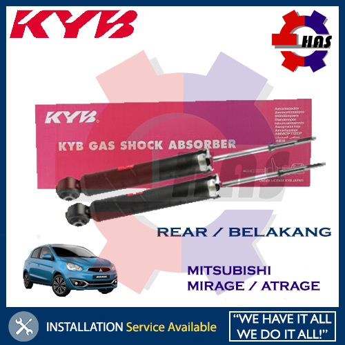 Mitsubishi Mirage Attrage KYB Japan Shock Absorber Absorbers KAYABA