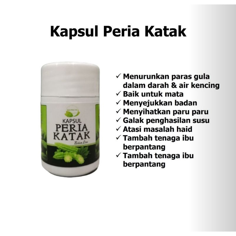 Kapsul Peria Katak By Bidan Liza 30biji Original Shopee Malaysia 5695