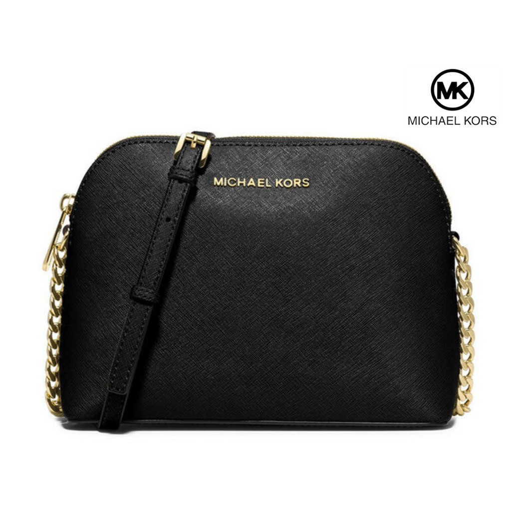 Michael kors black hot sale with gold chain