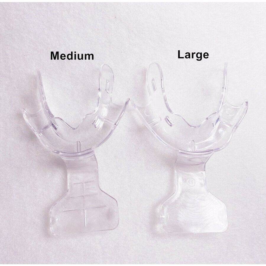 6Pcs Dental Frame Cut Back Impression Trays Mandibular Denture