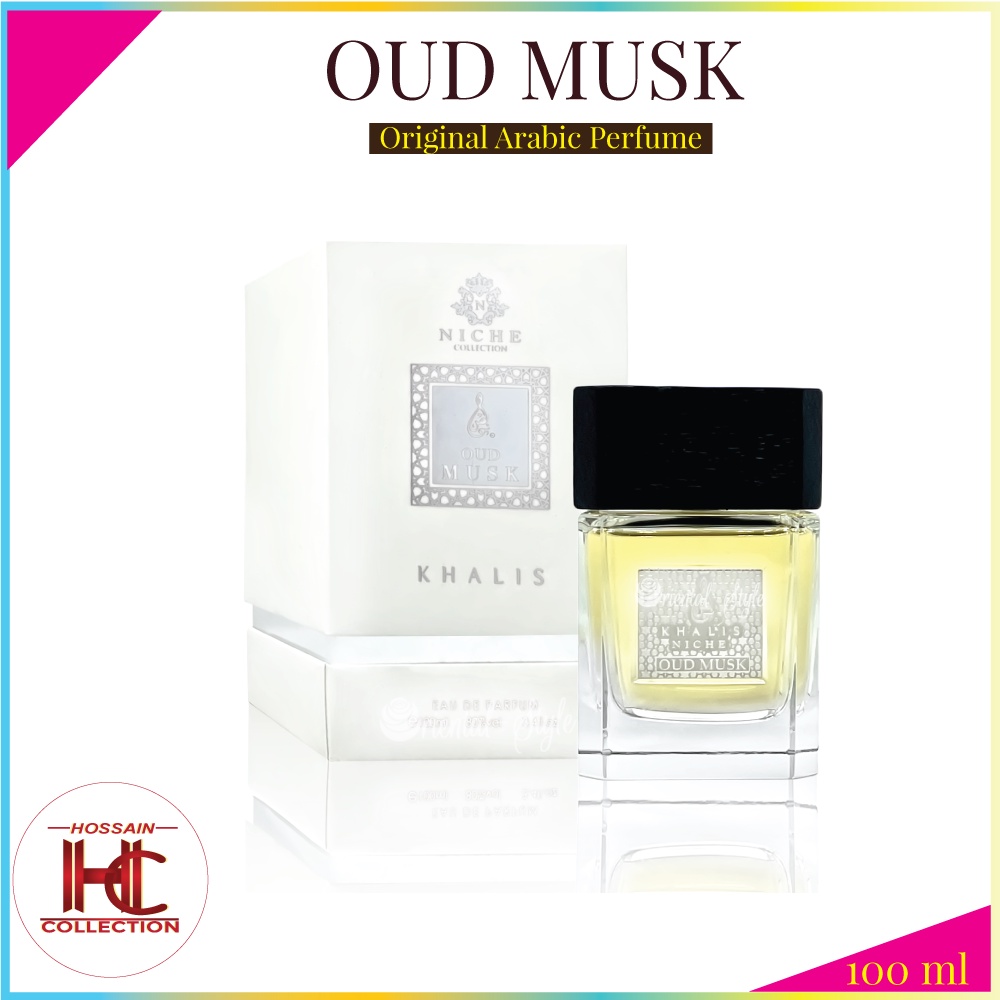 ORIGINAL PERFUME ROSE OUD/AMBER OUD/OUDMUSK/RICH OUD IOOML BY KHALIS