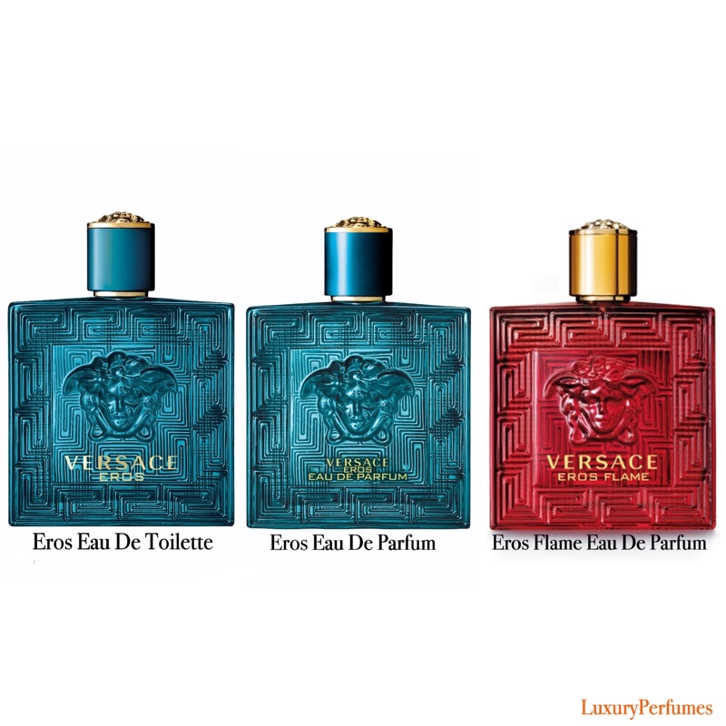 Versace Eros Edp / Flame / Eros Edt For Men 100ml (Original) | Shopee ...