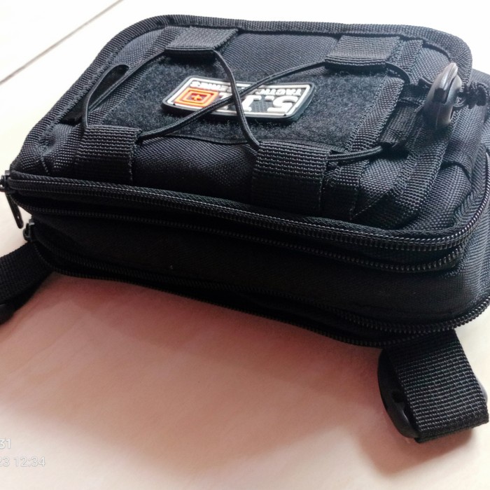 Update Multifunctional Velcro Sling Bag / Crazy Tactical Pouch Bag!!! Shopee Malaysia